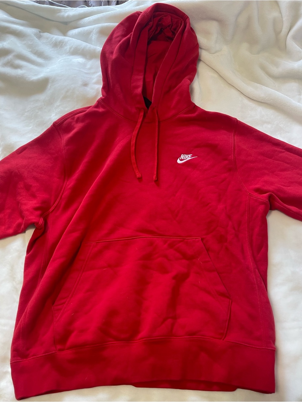 Red Nike sweatshirt